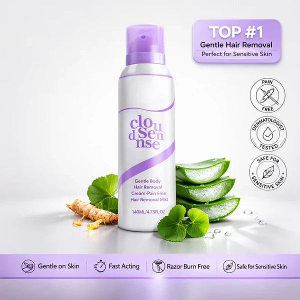 Hair Removal Cream for Women & Men | Painless Hair Removal Mousse for Sensitive Skin