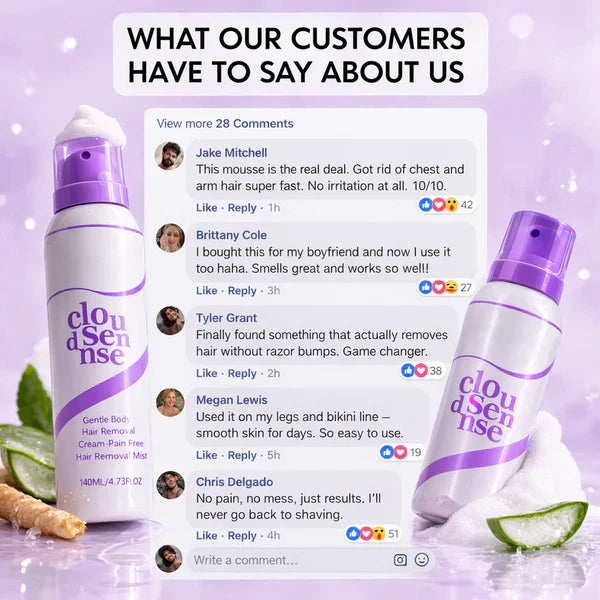 Painless Hair Removal Spray for Smooth Skin | No Razor Bumps Body Hair Removal Cream