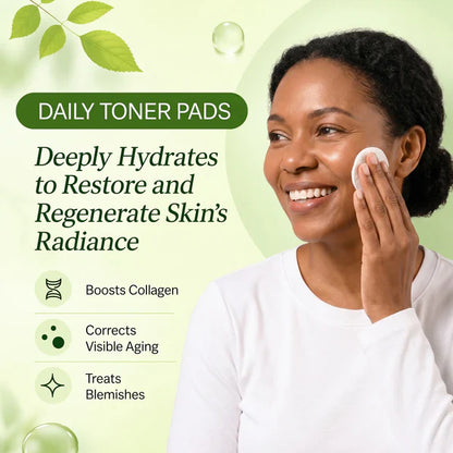 Exfoliating Toner Pads for Texture & Blemishes | Korean Face Pads for Sensitive Skin