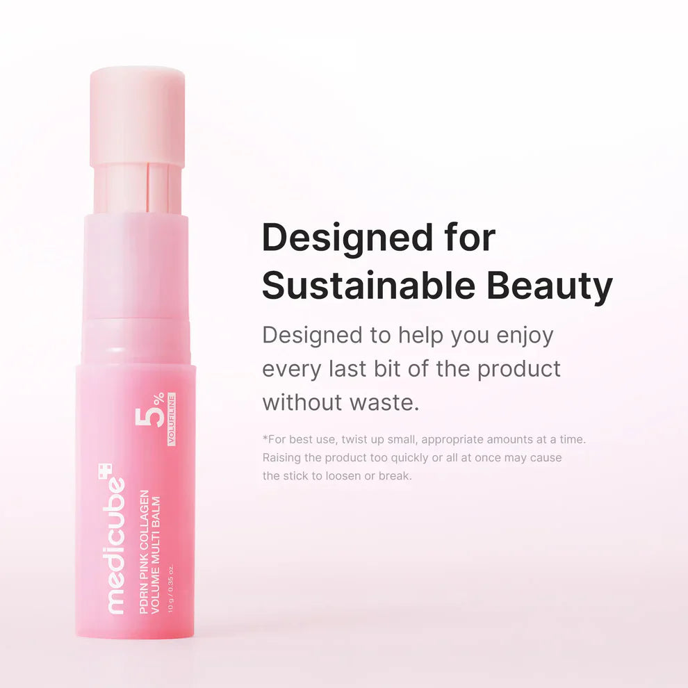 Wrinkle Balm Stick for Fine Lines & Glow | Korean Collagen PDRN Multi Balm