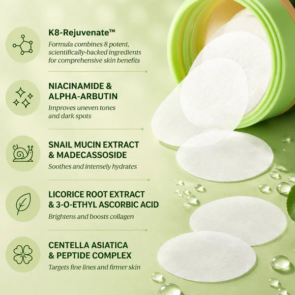Dark Spot Corrector Pads for Face | Korean Toner Pads for Hyperpigmentation