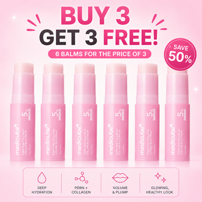 Under Eye Balm Stick for Fine Lines & Wrinkles | Korean Collagen PDRN Volume Balm