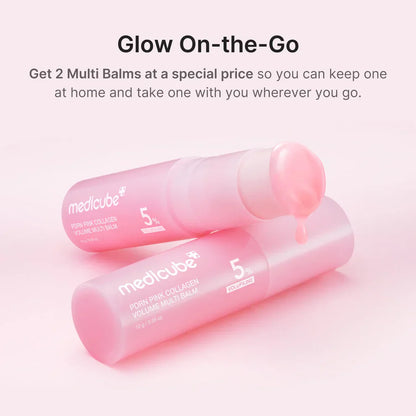 Under Eye Balm Stick for Fine Lines & Wrinkles | Korean Collagen PDRN Volume Balm